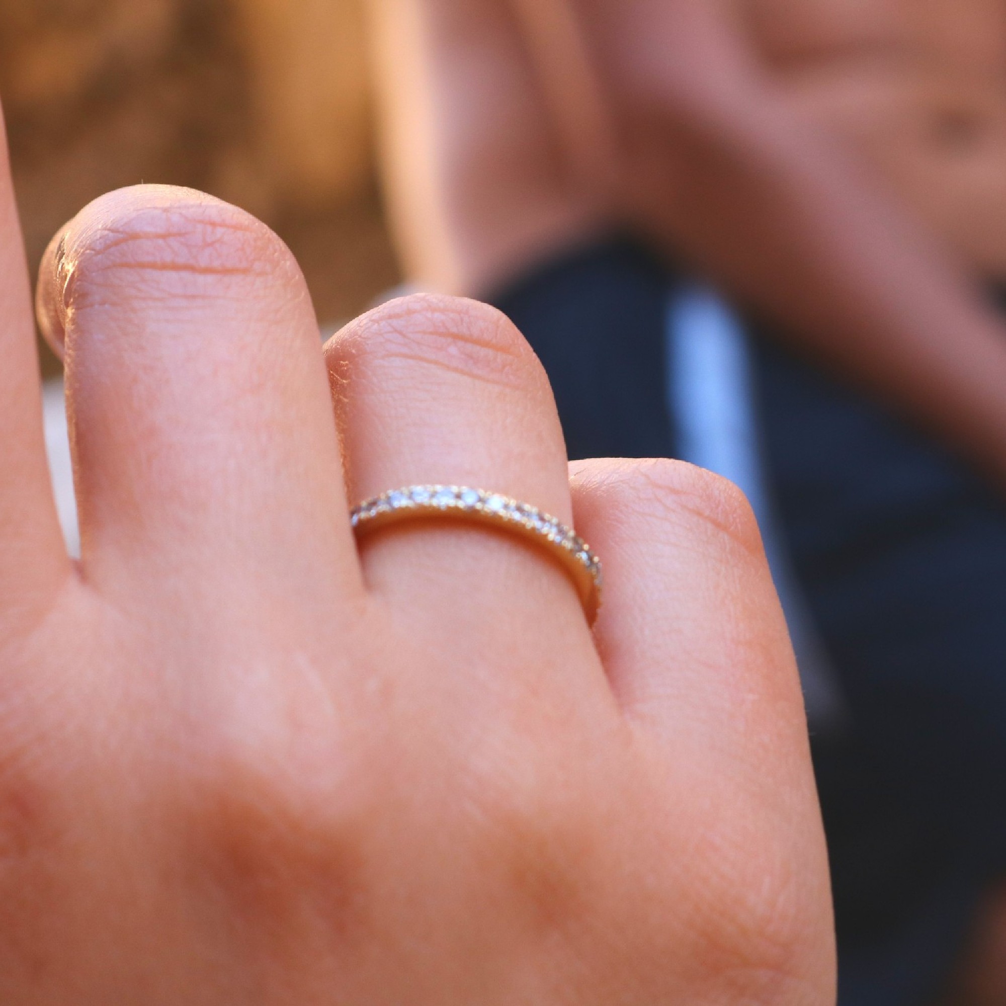 טבעת איטרניטי יהלומים – תמונה 6